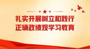 扎实开展树立和践行正确政绩观学习教育