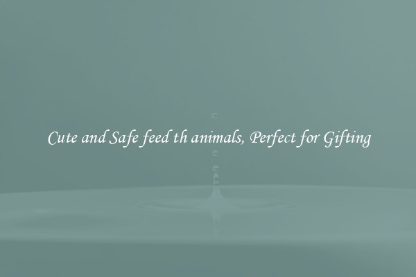 Cute and Safe feed th animals, Perfect for Gifting