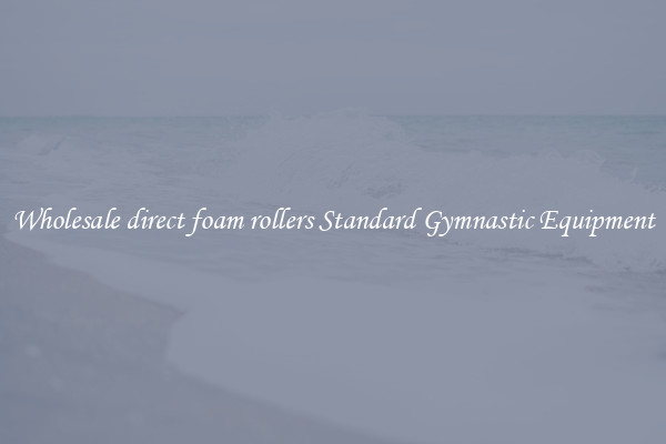 Wholesale direct foam rollers Standard Gymnastic Equipment