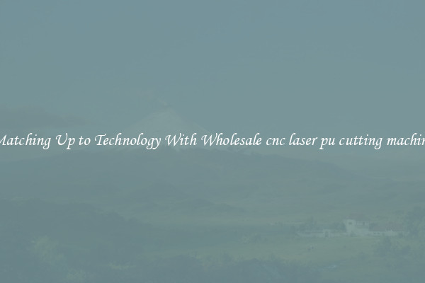 Matching Up to Technology With Wholesale cnc laser pu cutting machine