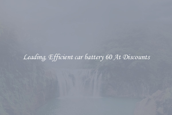 Leading, Efficient car battery 60 At Discounts
