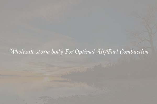 Wholesale storm body For Optimal Air/Fuel Combustion