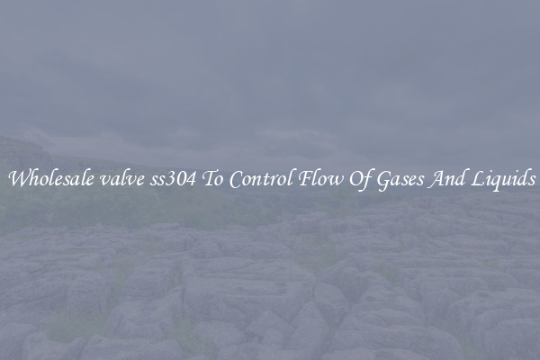 Wholesale valve ss304 To Control Flow Of Gases And Liquids