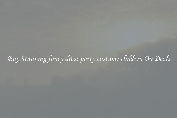 Buy Stunning fancy dress party costume children On Deals