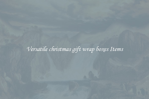 Versatile christmas gift wrap boxes Items